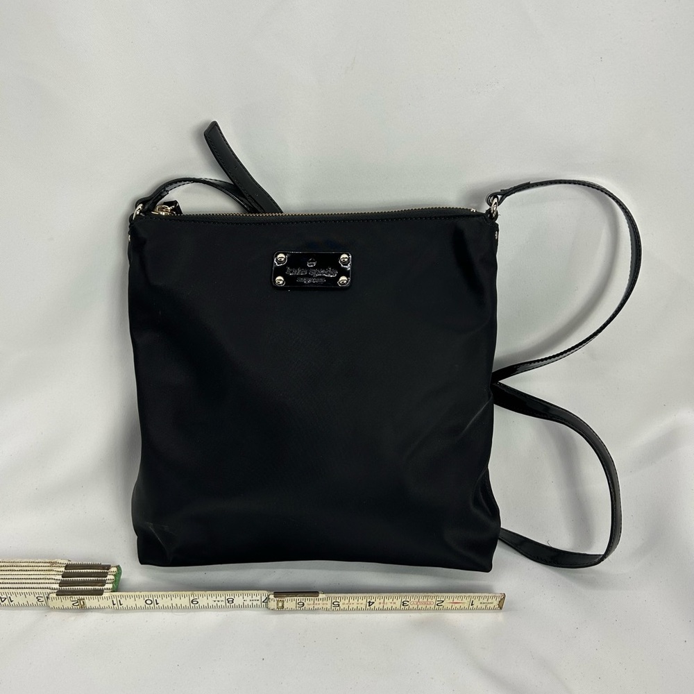 Kate Spade New York Black Nylon Shoulder Crossbody Bag